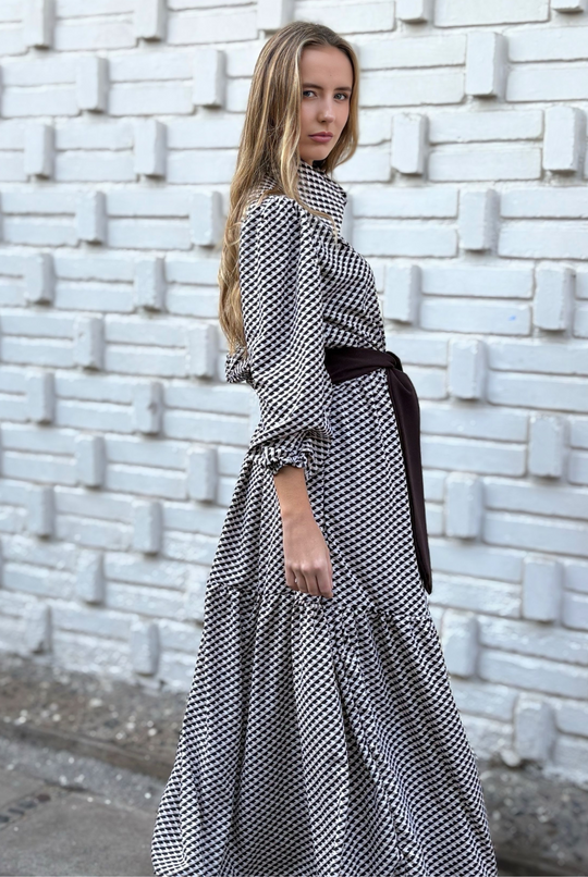 Vestido Marbella White Patterns