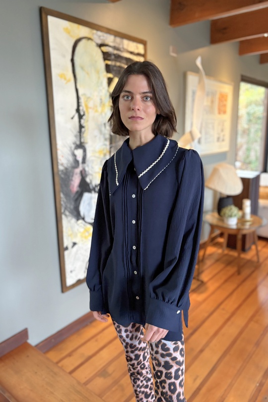 Blusa Queen Elisa Blue