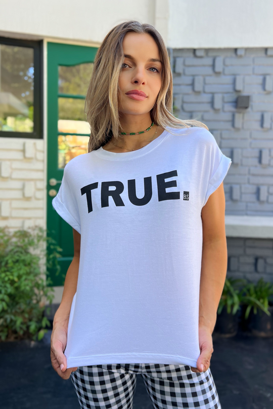 Polera True White/Black