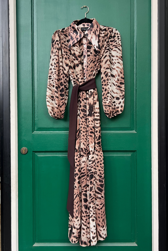 Vestido Marbella Leopard