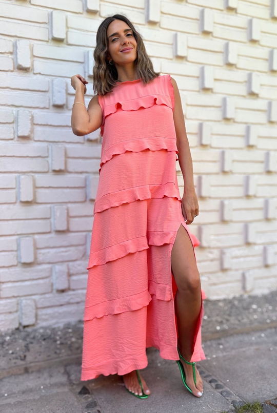 PRE VENTA VESTIDO ROMA CORAL