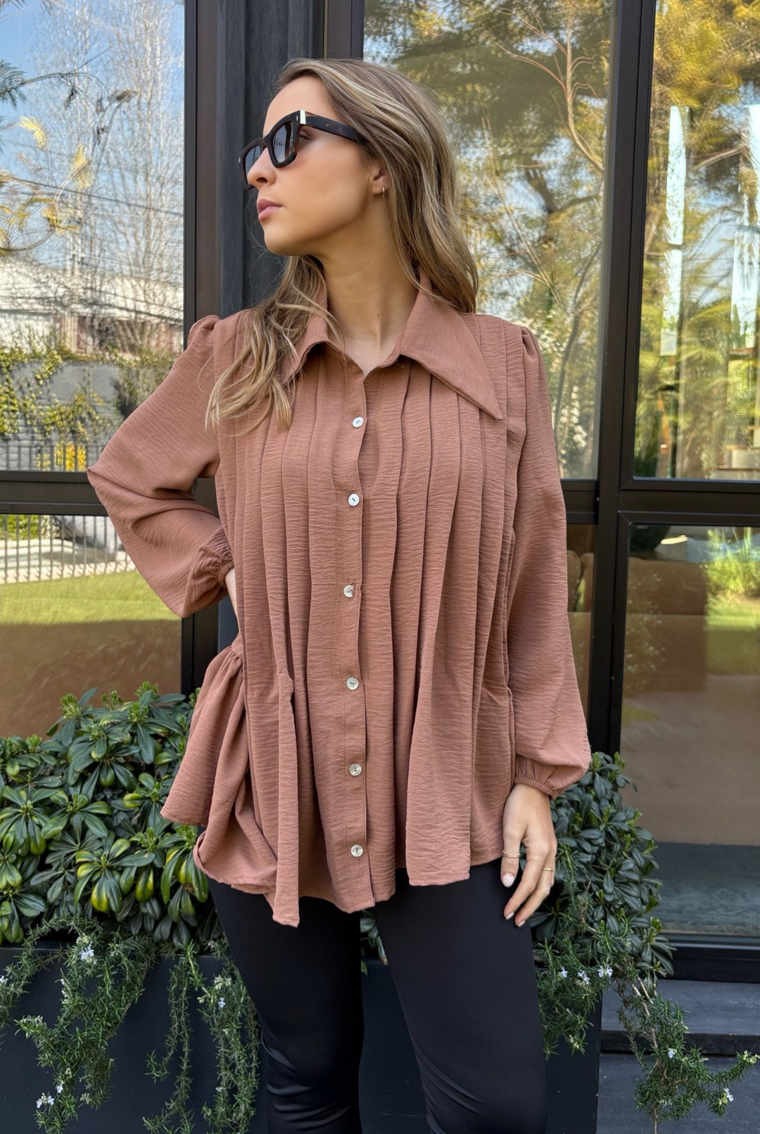 Blusa Gardenia Brown