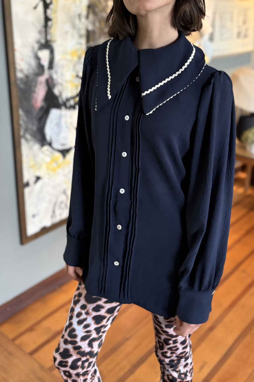 Blusa Queen Elisa Blue