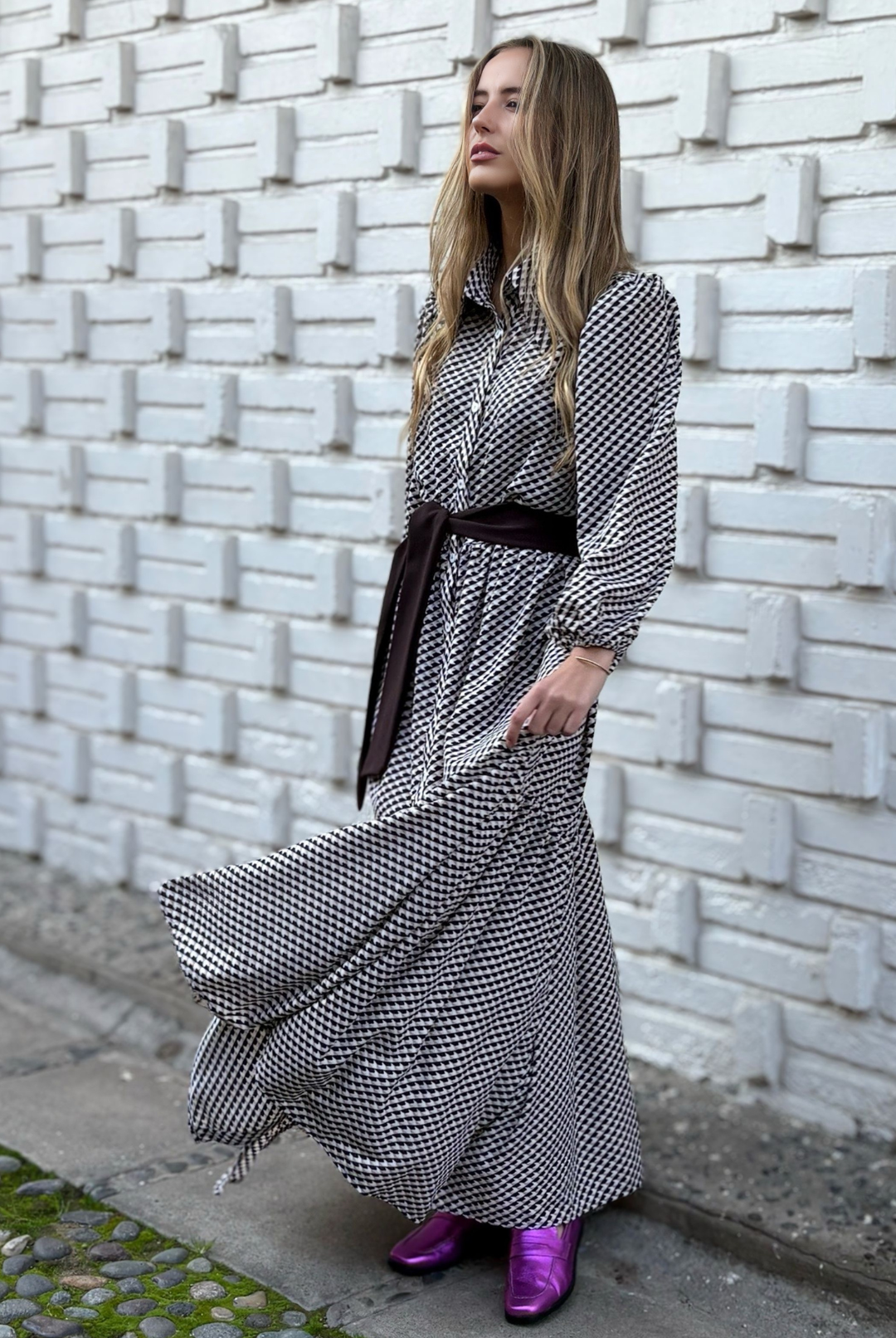 Vestido Marbella White Patterns