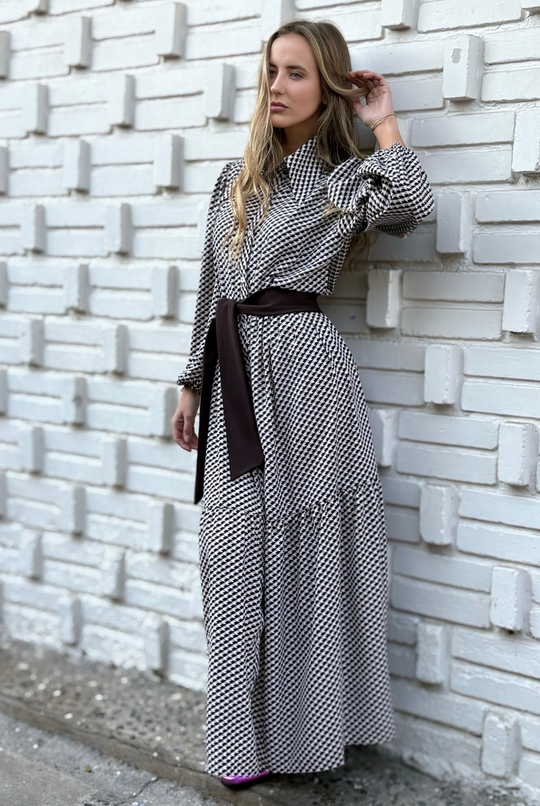 Vestido Marbella White Patterns