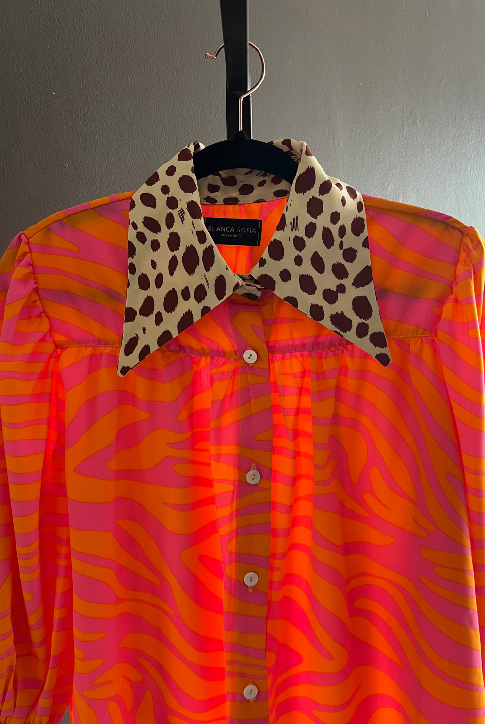 Blusa Rafaela Orange Tiger