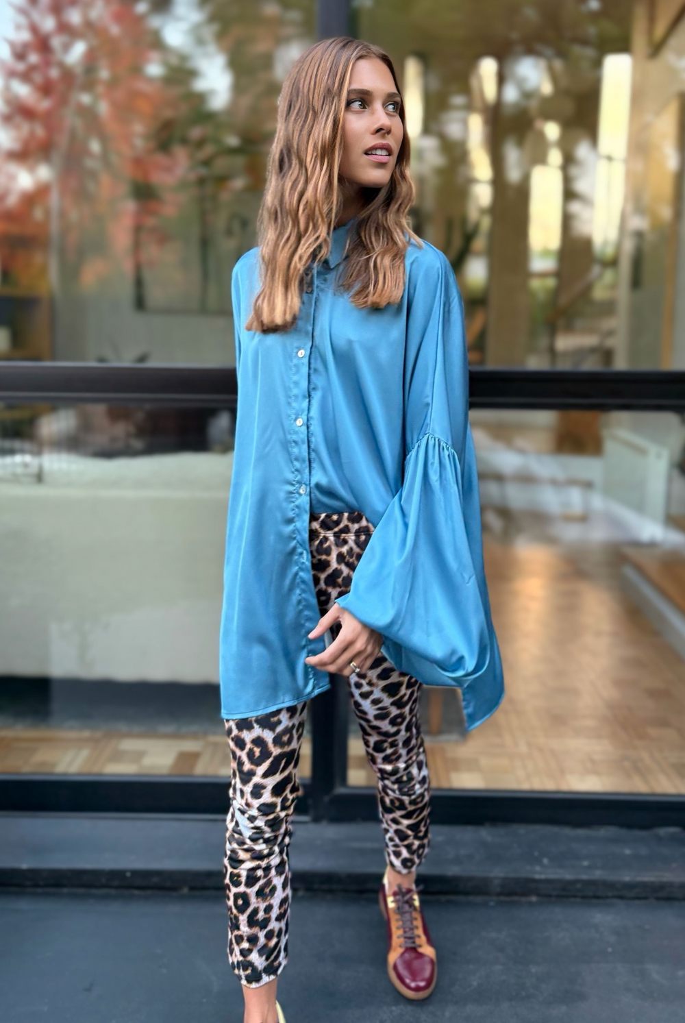 Blusa Martín Sky Blue