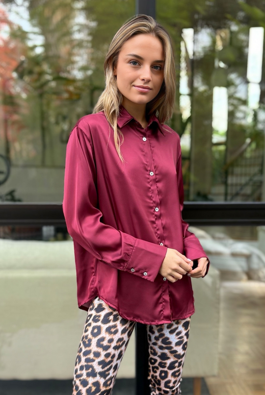 Blusa Segovia Burgundy