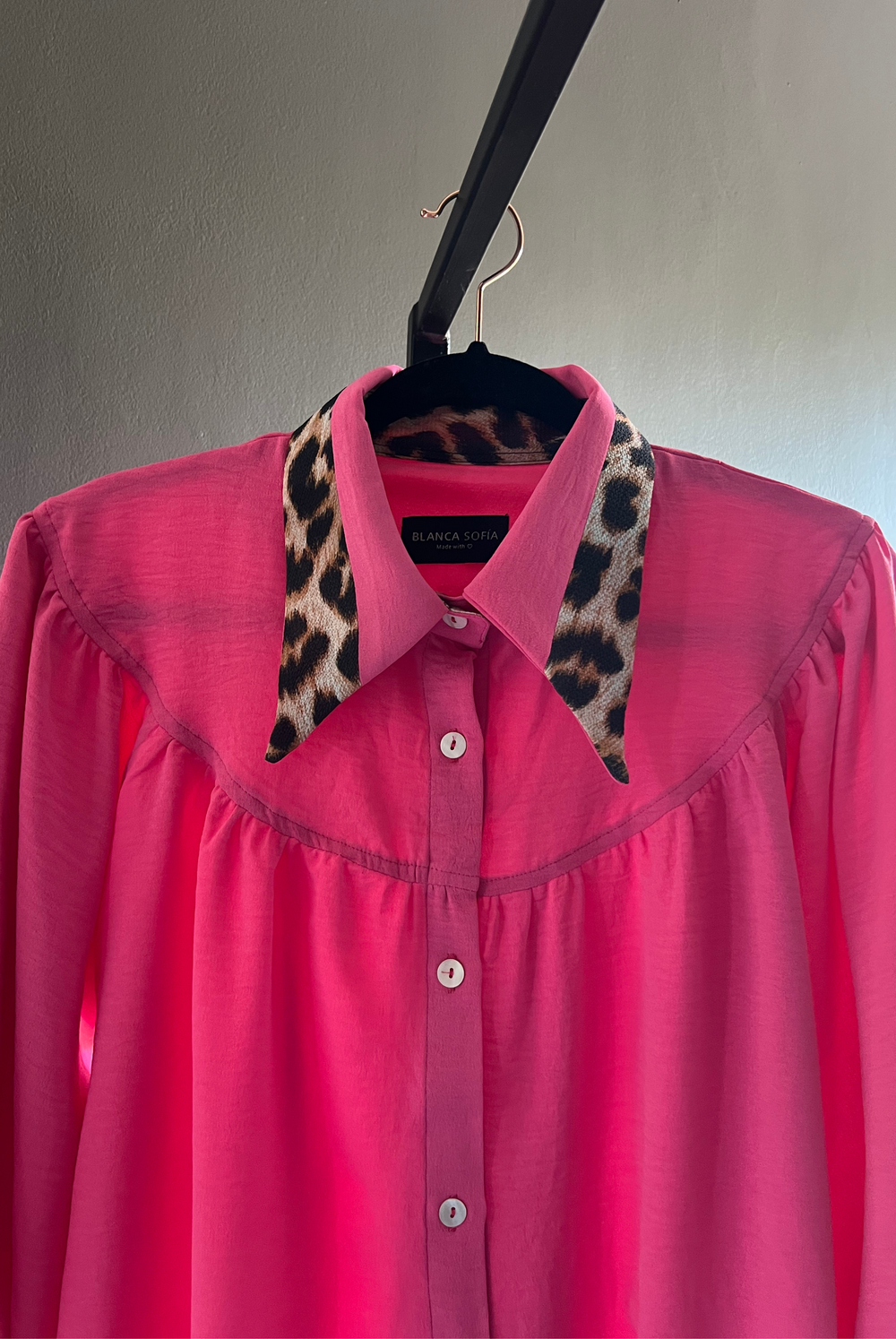 Blusa Rafaela Leopard Pink