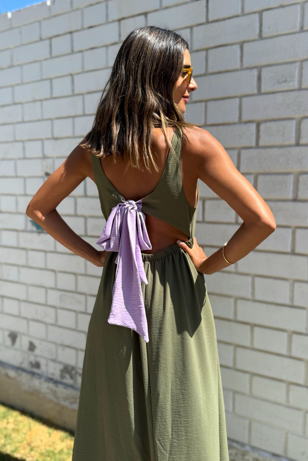 Vestido Danubio Olive