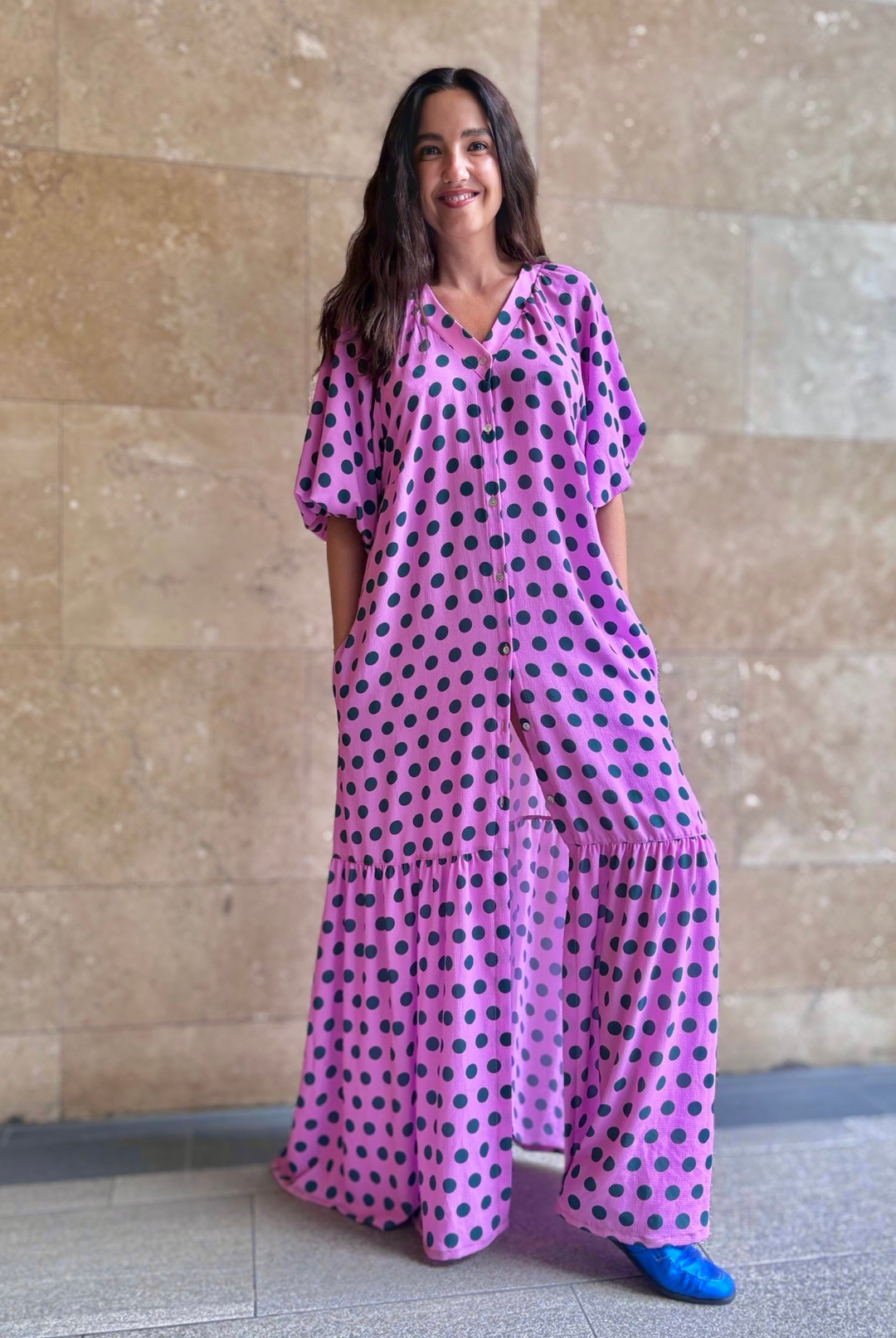 PRE VENTA VESTIDO PARADISE CIRCLE PINK