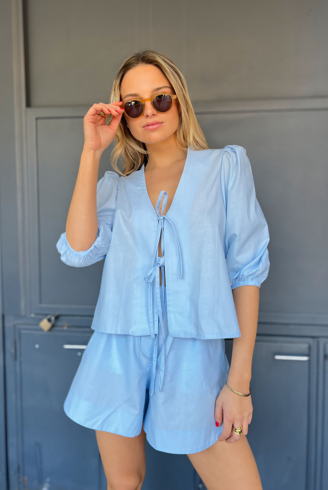 BLUSA ZANTE SKY BLUE