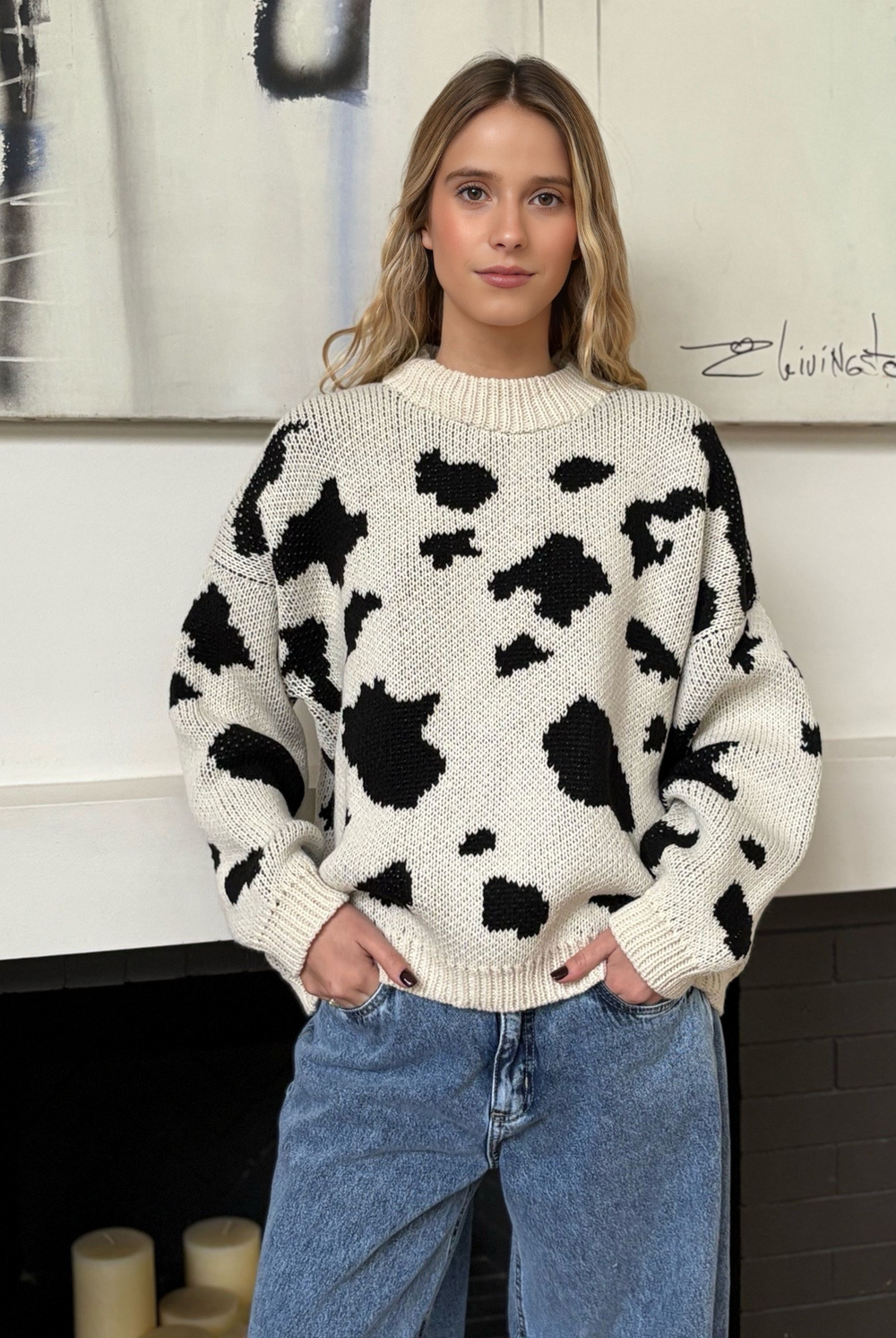PRE VENTA SWEATER COW