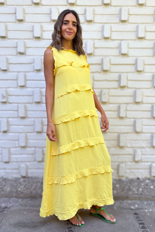 PRE VENTA VESTIDO ROMA YELLOW