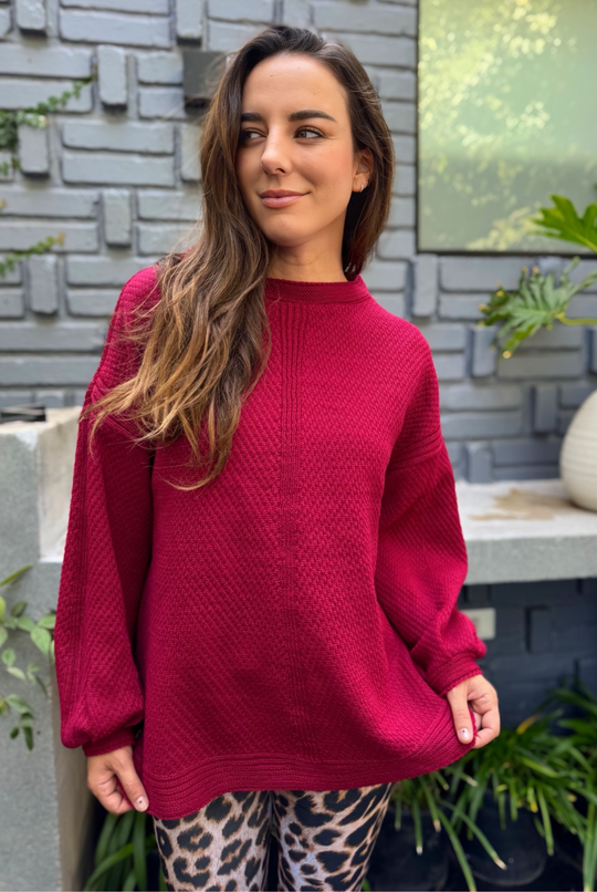 Sweater Lilian Burgundy