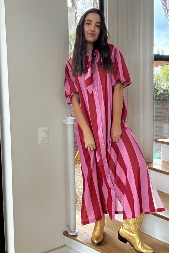 PRE VENTA VESTIDO CAYETANA PINK