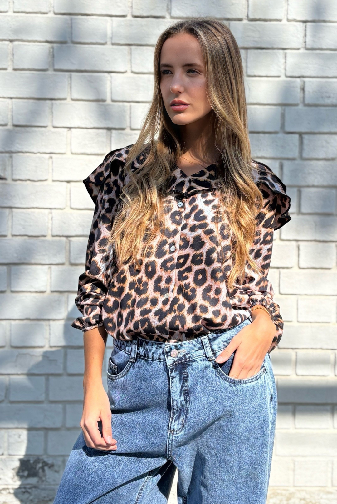 PRE VENTA BLUSA PORTOFINO LEOPARD