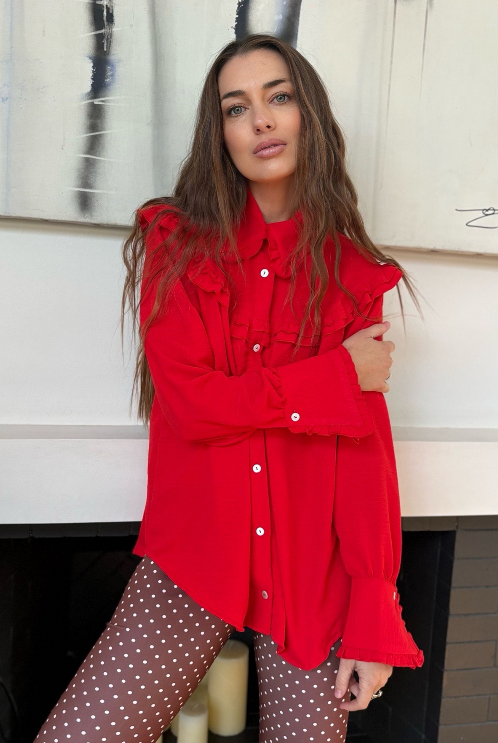 Blusa Budapest Red