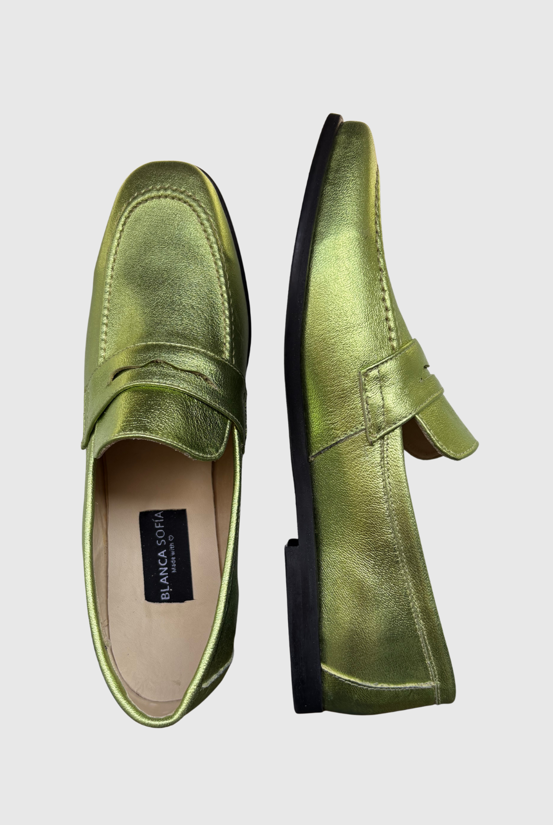 Mocasín Walk Perfect Light Green / Cuero