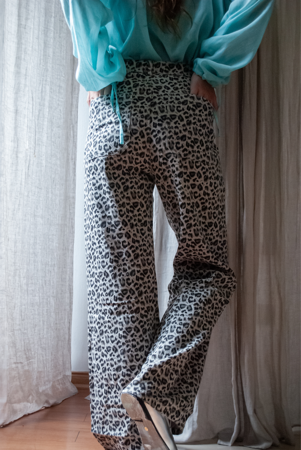 Pantalón Leopardo Grey