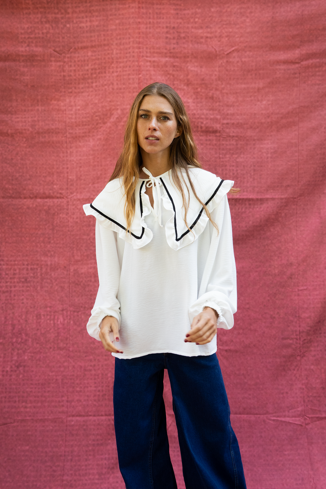 Blusa Reina Sofía WHITE