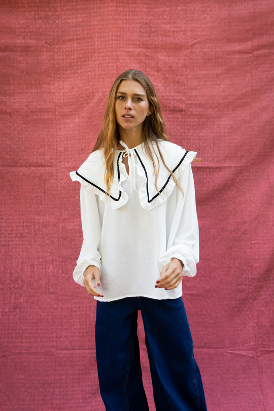 Blusa Reina Sofía WHITE