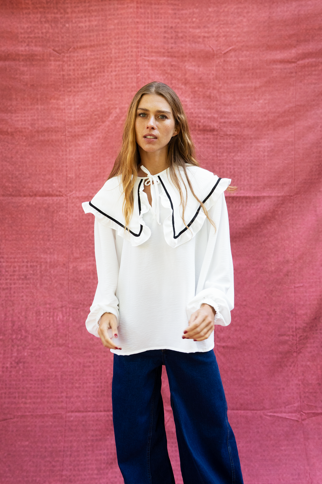 Blusa Reina Sofia WHITE