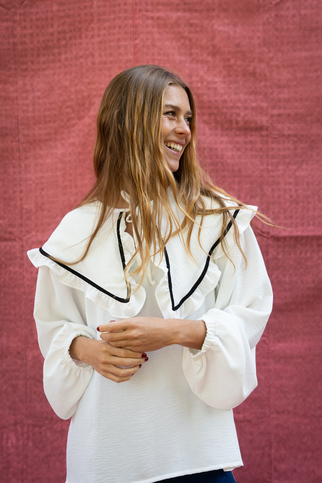 Blusa Reina Sofía WHITE