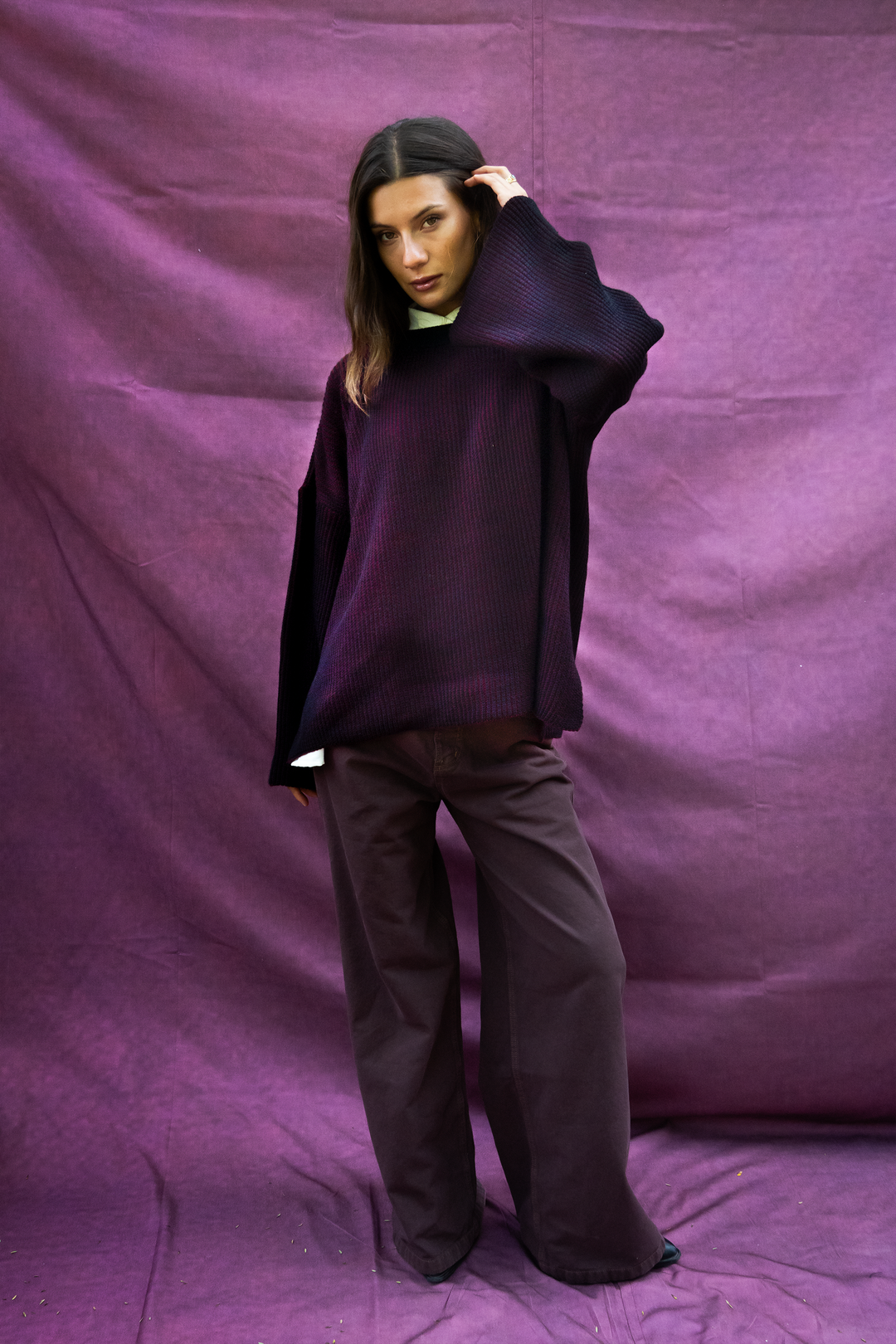 Sweater Siena Ciruela