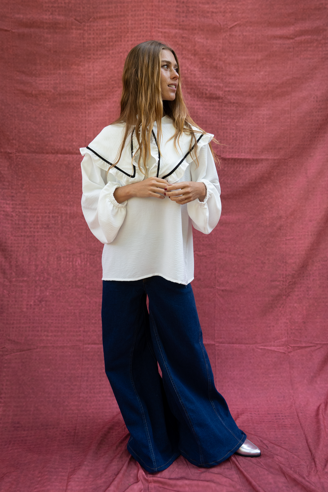 Blusa Reina Sofía WHITE