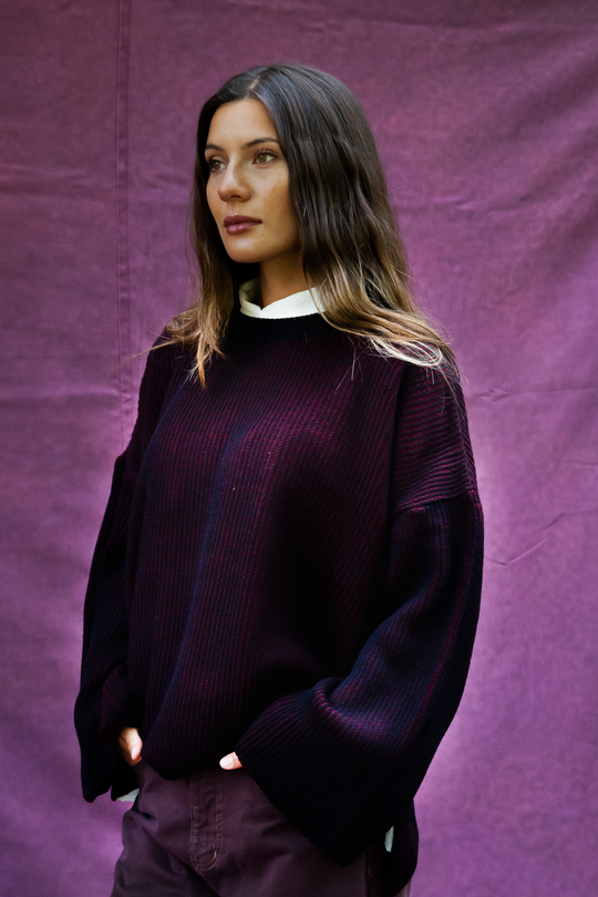 Sweater Siena Ciruela