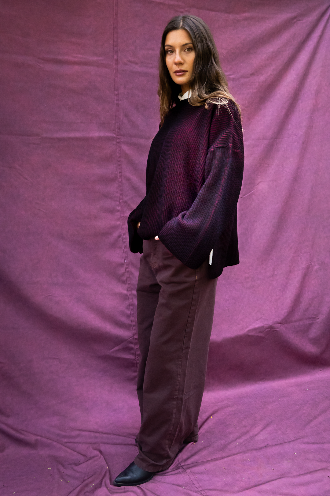 Sweater Siena Ciruela