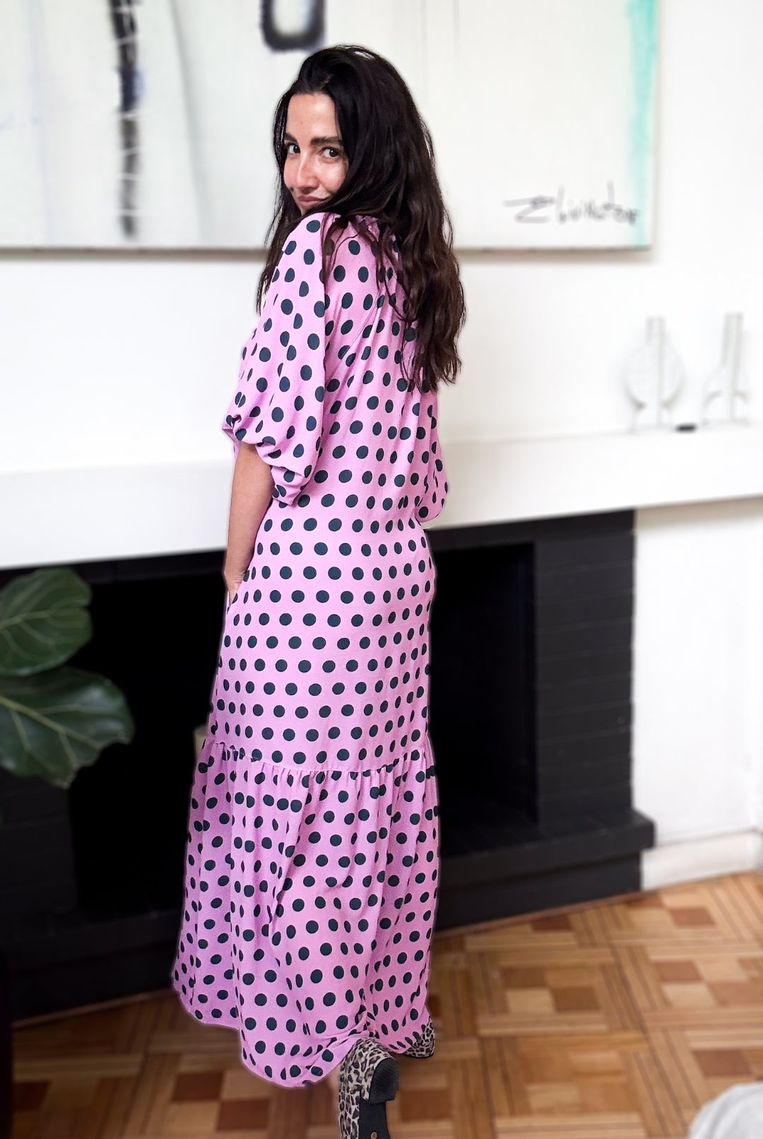 PRE VENTA VESTIDO PARADISE CIRCLE PINK