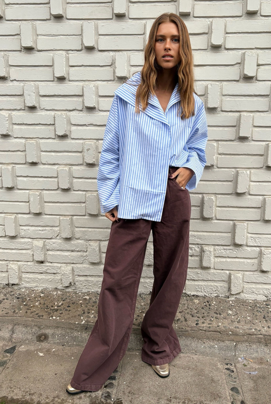 Blusa Grecia Rayas Blue