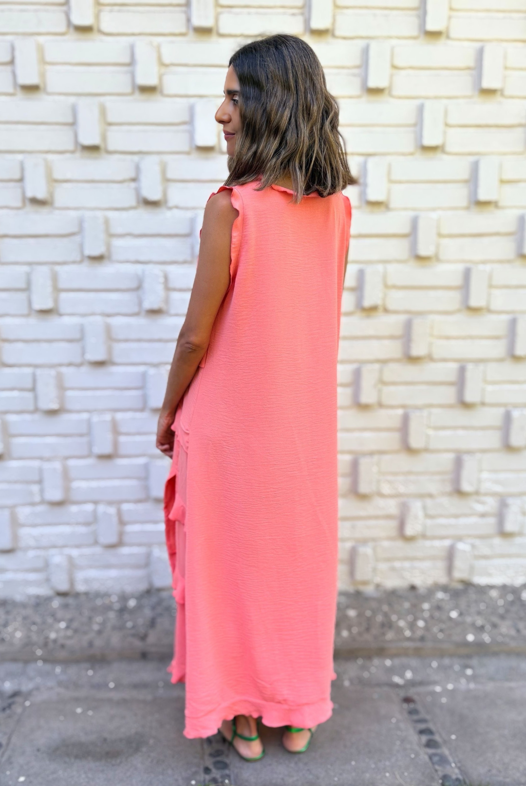 PRE VENTA VESTIDO ROMA CORAL
