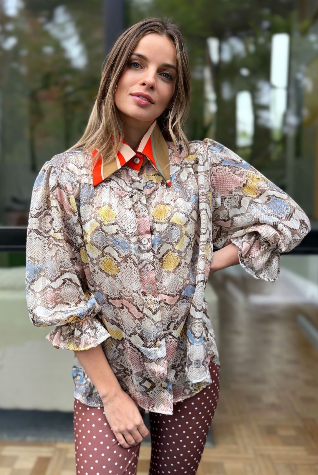 Blusa Rafaela Colorful Print