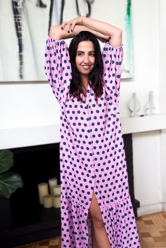PRE VENTA VESTIDO PARADISE CIRCLE PINK