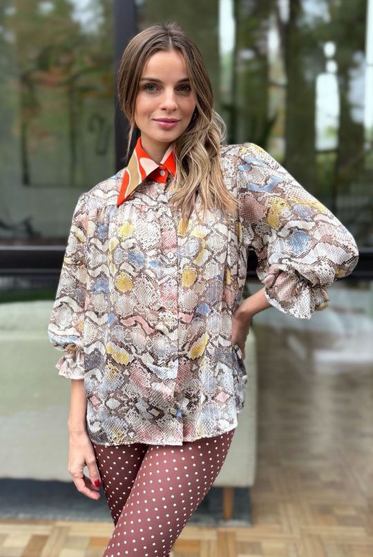 Blusa Rafaela Colorful Print