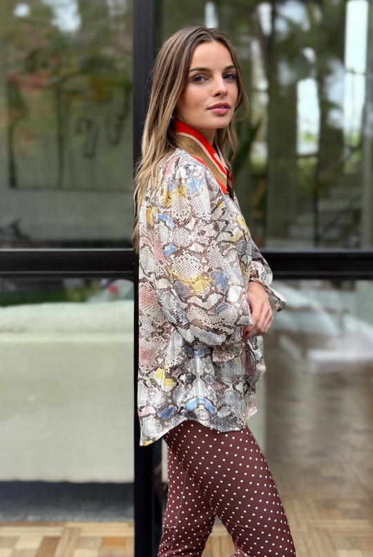 Blusa Rafaela Colorful Print