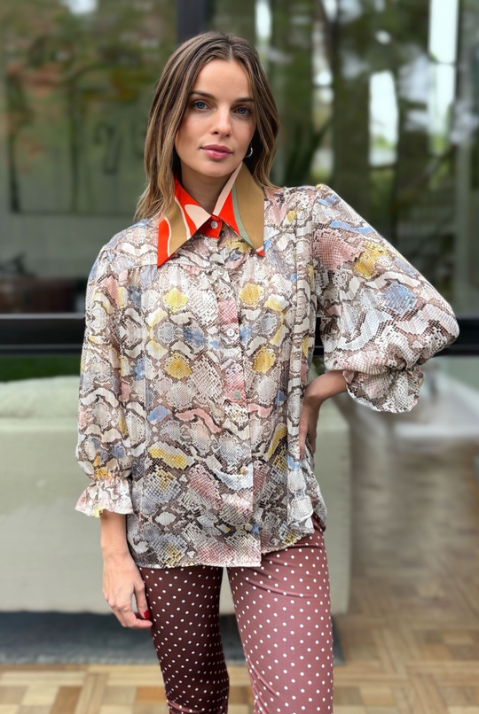Blusa Rafaela Colorful Print