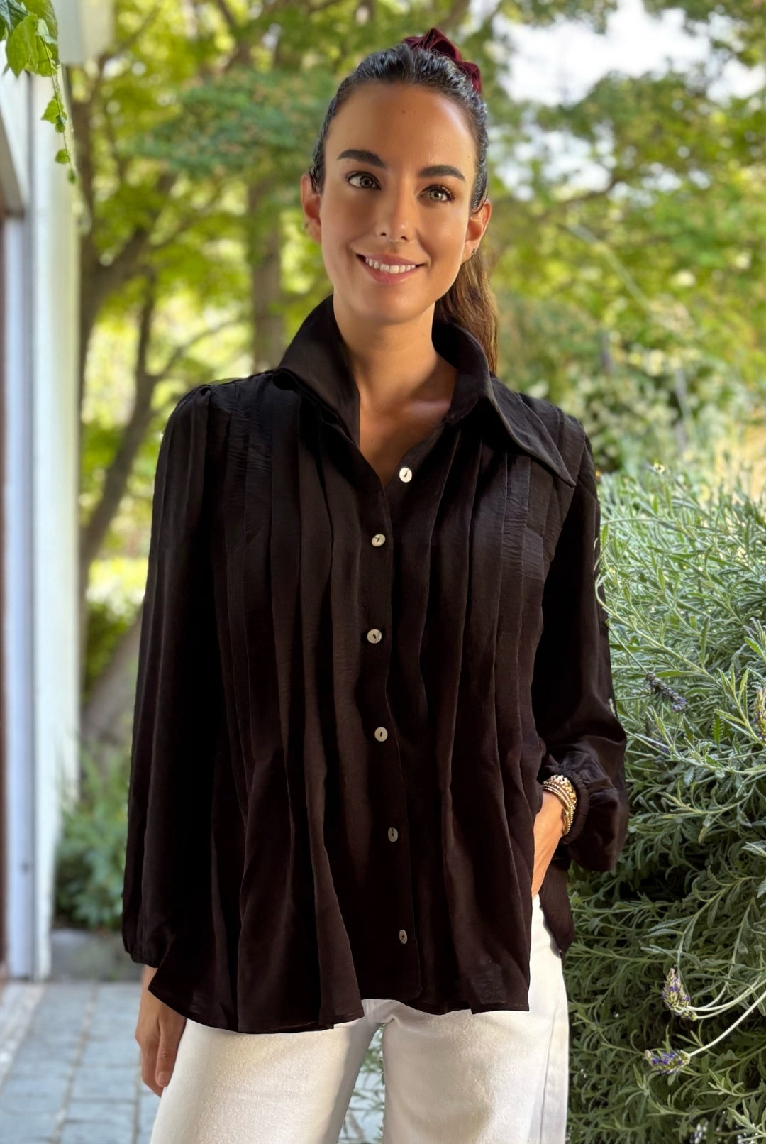 Blusa Gardenia Black