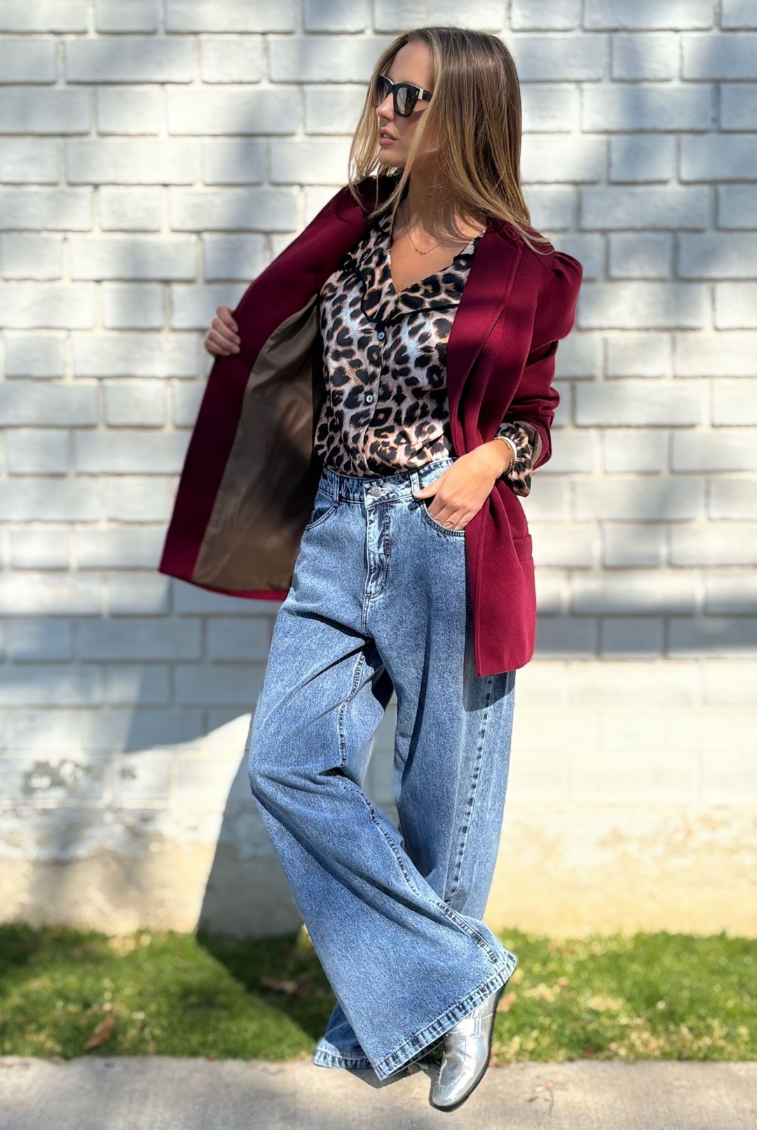 PRE VENTA ABRIGO LONDRES BURGUNDY