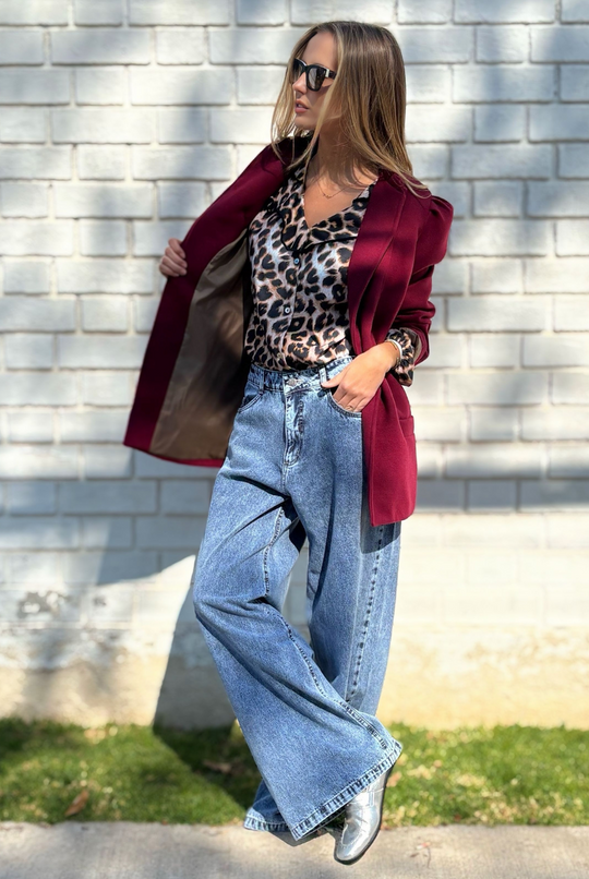 PRE VENTA ABRIGO LONDRES BURGUNDY