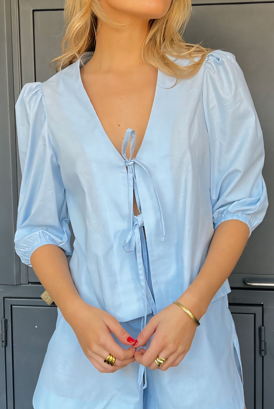 BLUSA ZANTE SKY BLUE