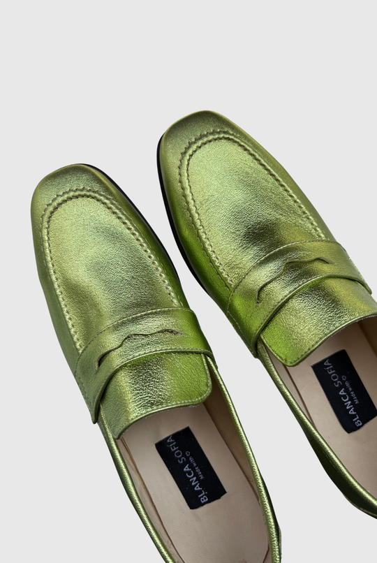 Mocasín Walk Perfect Light Green / Cuero
