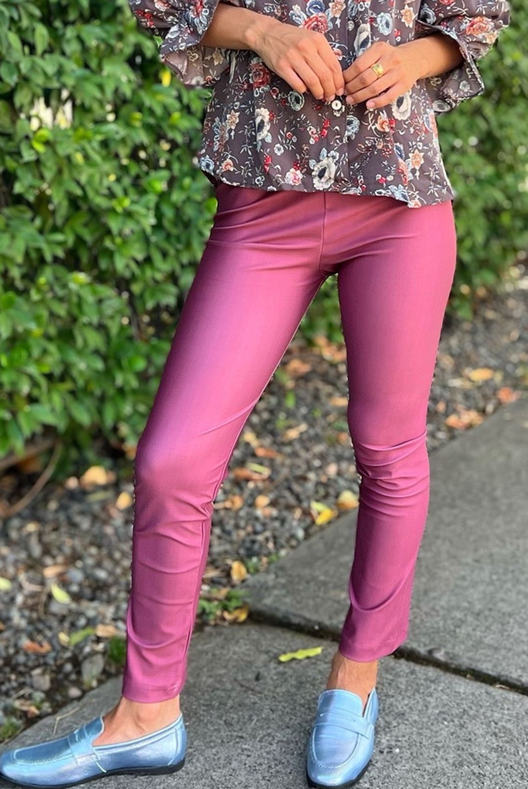 PRE VENTA LEGGINGS 3/4 BURGUNDY