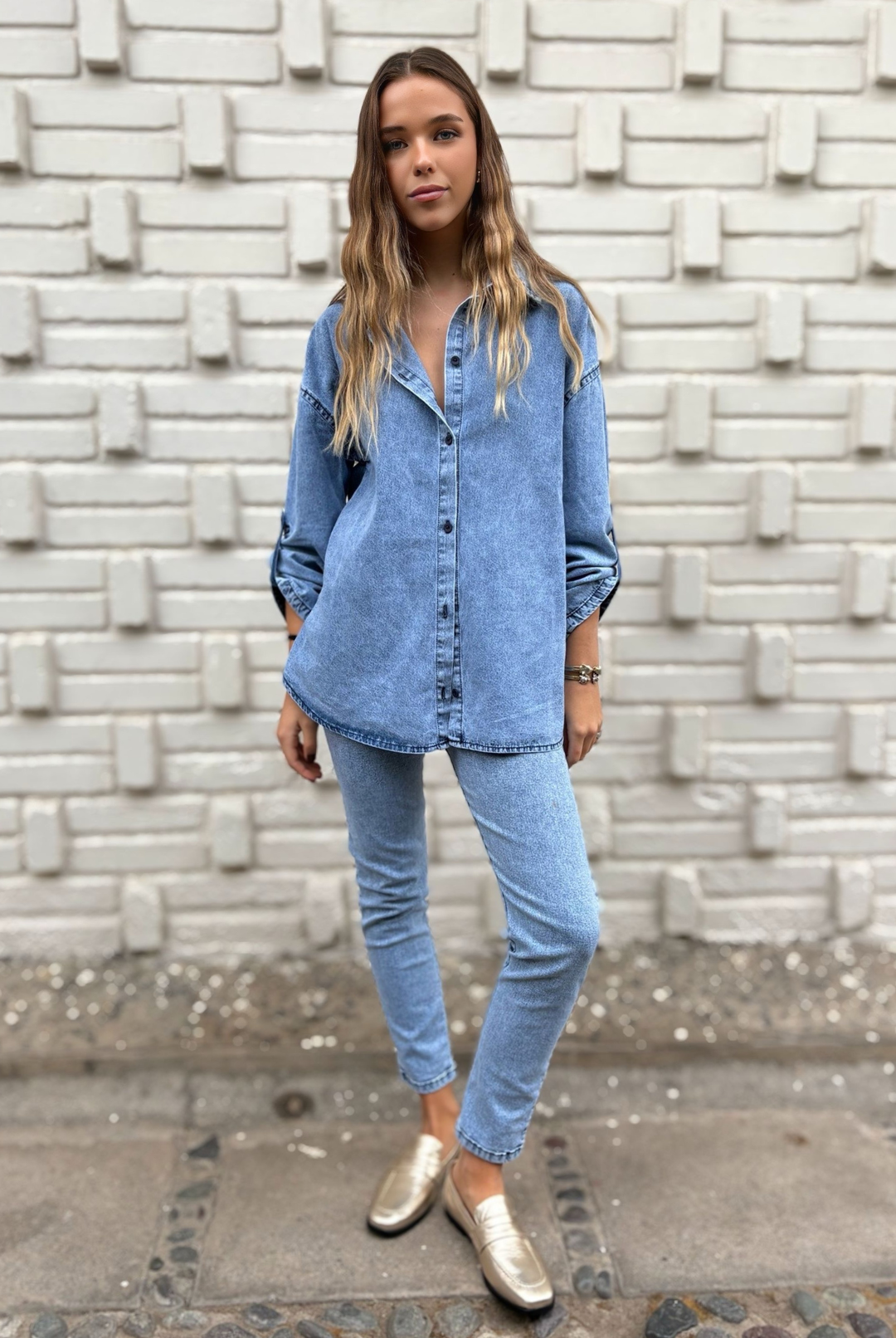Leggings Benet Sky Blue