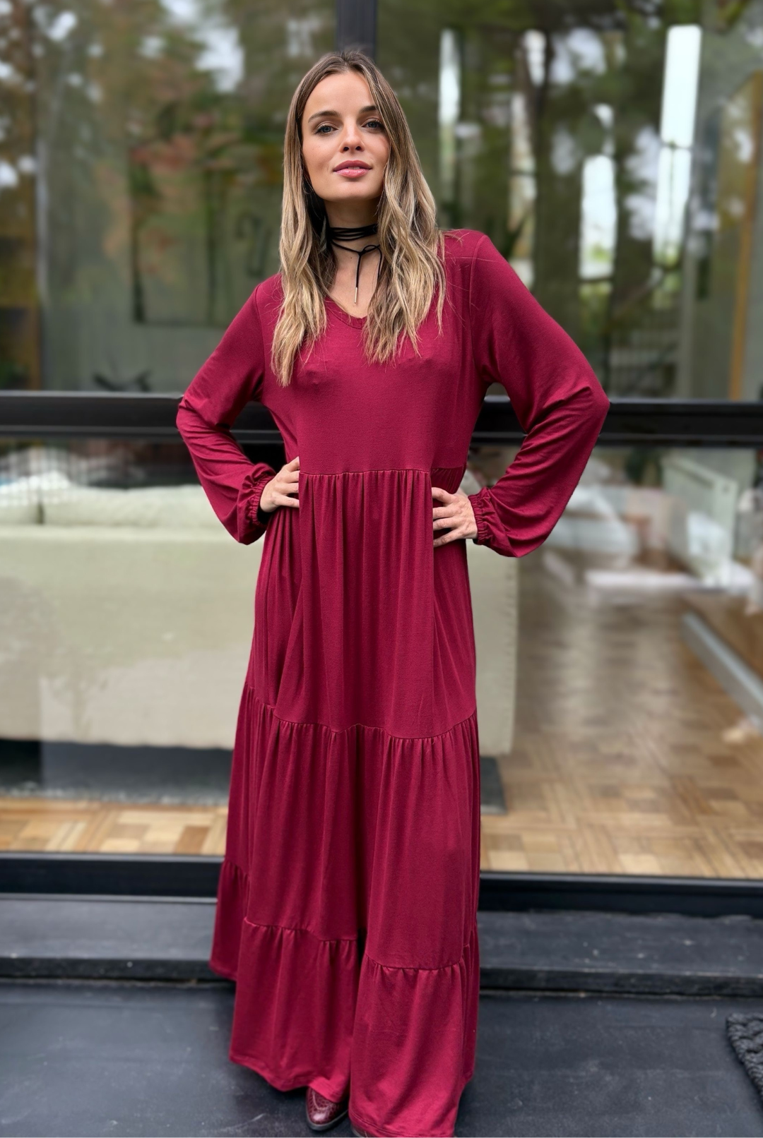 PRE VENTA VESTIDO BRETAÑA RED