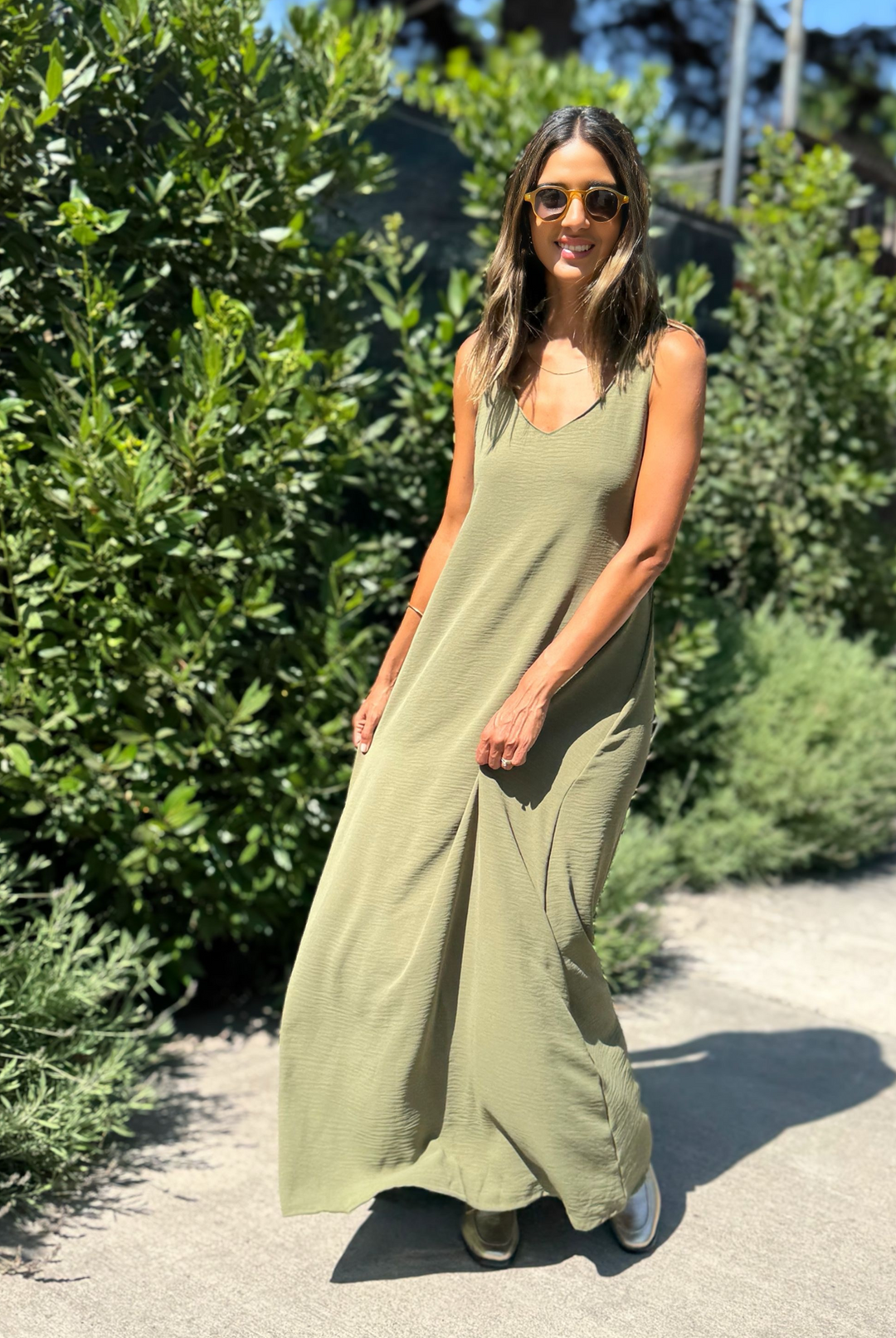 Vestido Danubio Olive