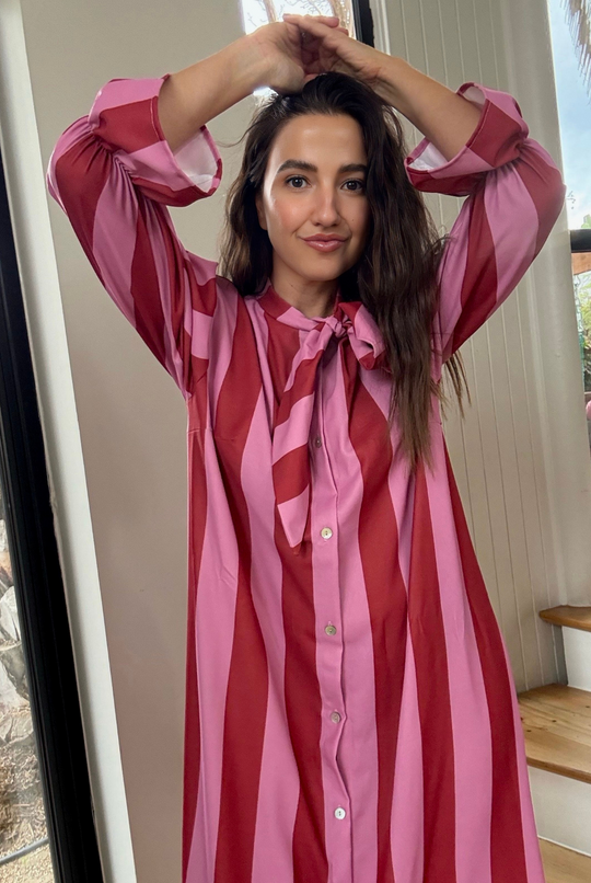 PRE VENTA VESTIDO CAYETANA PINK